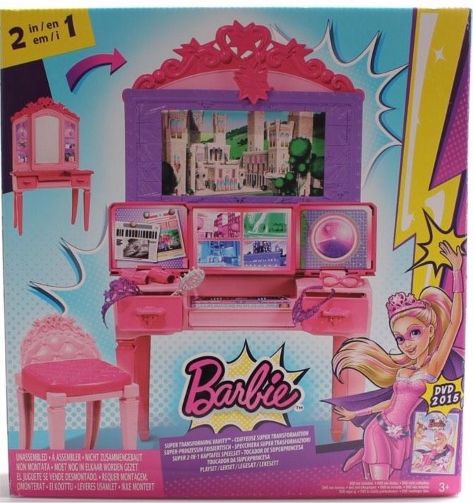 Barbie Frisiertisch Super-Prinzessin Schminktisch Schreibtisch in Borken