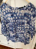 Bluse hellblau gemustert Kiel - Pries-Friedrichsort Vorschau