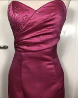 Ballkleid Abendkleid 34/36 lang Luxuar Bandeau Pink Strass Frankfurt am Main - Innenstadt Vorschau