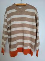 Pullover beige/cremeweiß gestreift Baden-Württemberg - Korb Vorschau