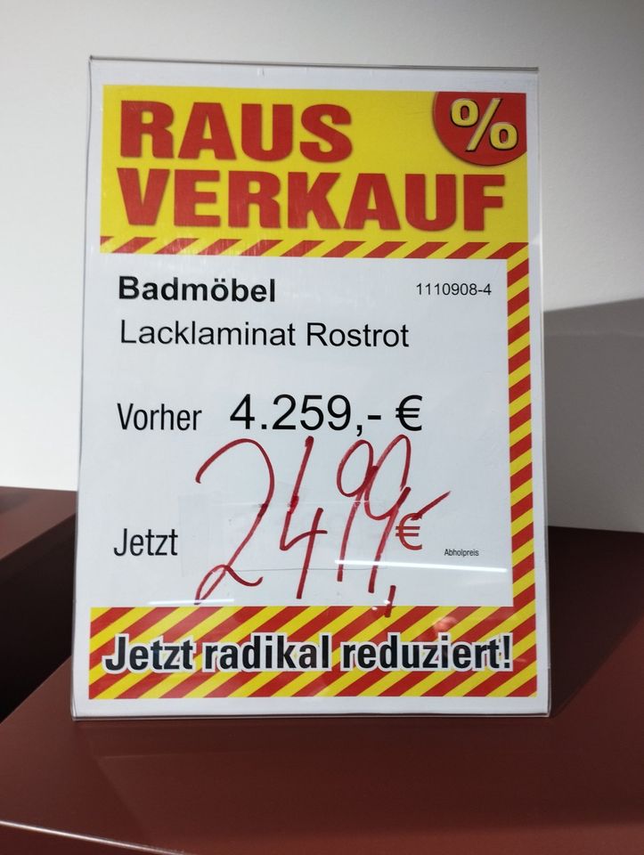 Interliving 7963 Badkombination in Rostrot, 41% REDUZIERT!%! in Weißenburg in Bayern