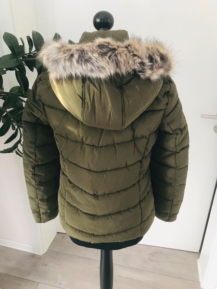 Winterjacke Jacke Only Steppjacke Kunstfell Zara Mantel in Alfhausen