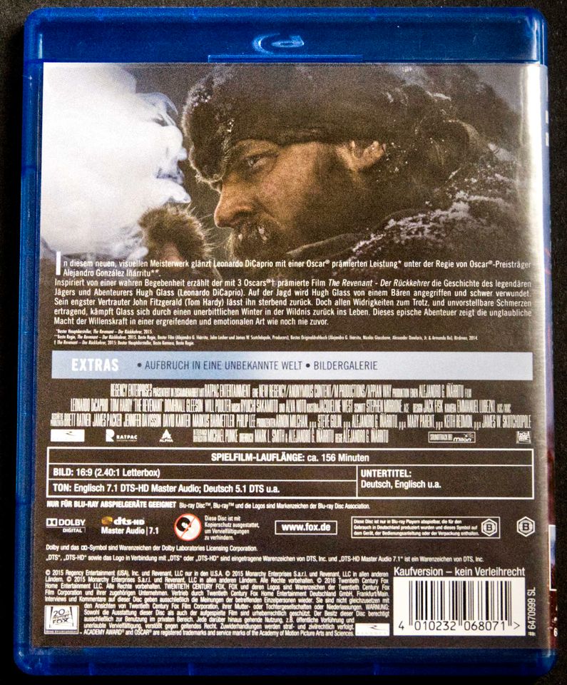 The Revenant Blu Ray in Karlsfeld