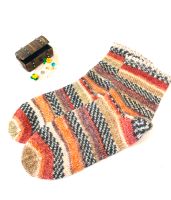 1 Paar Socken gestrickt Handmade, liebevollen Strickmuster 32/33, Baden-Württemberg - Ravensburg Vorschau