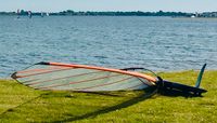 Windsurf-Segel Surfsegel Neil Pryde V6 7,5m Rigg mit Mast+Gabel Hessen - Darmstadt Vorschau