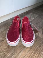 Neu! Asher Vans Slipper für Mädchen Gr.35 rot-glänzend Rheinland-Pfalz - Kaiserslautern Vorschau