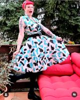 Rockabilly Kleid weiß schwarz blau Berlin - Buckow Vorschau