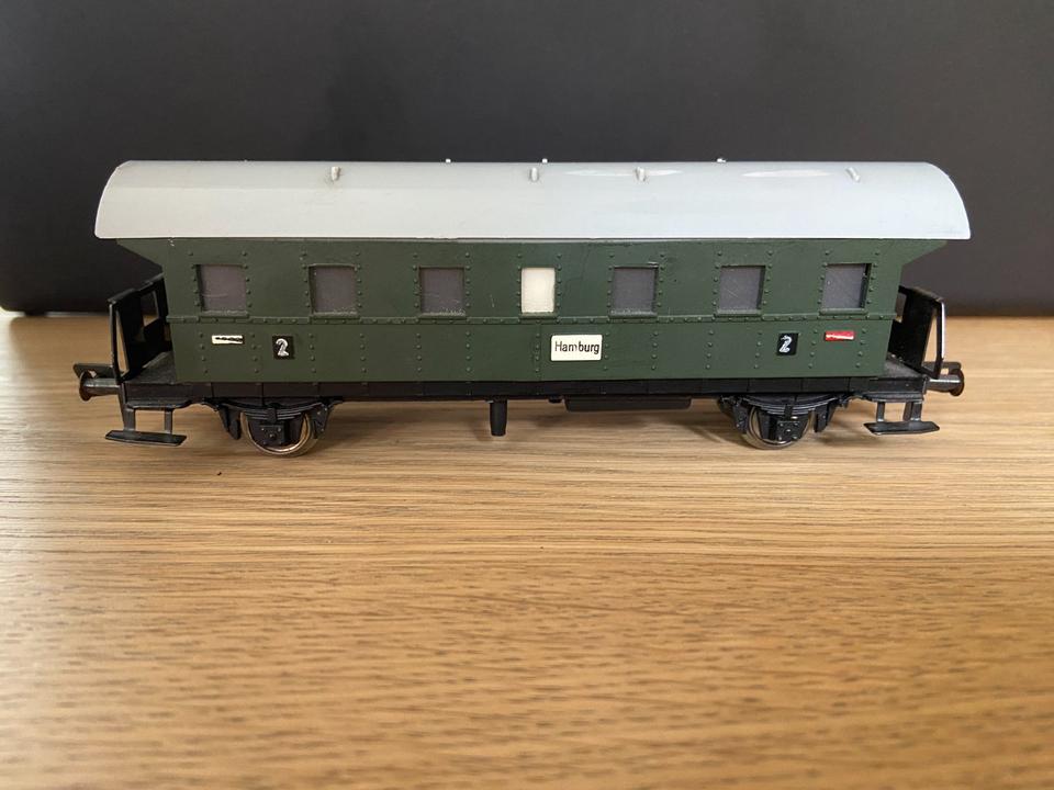 3 x Fleischmann H0 Modell Zug Western Germany Wagen Hamburg in Berlin