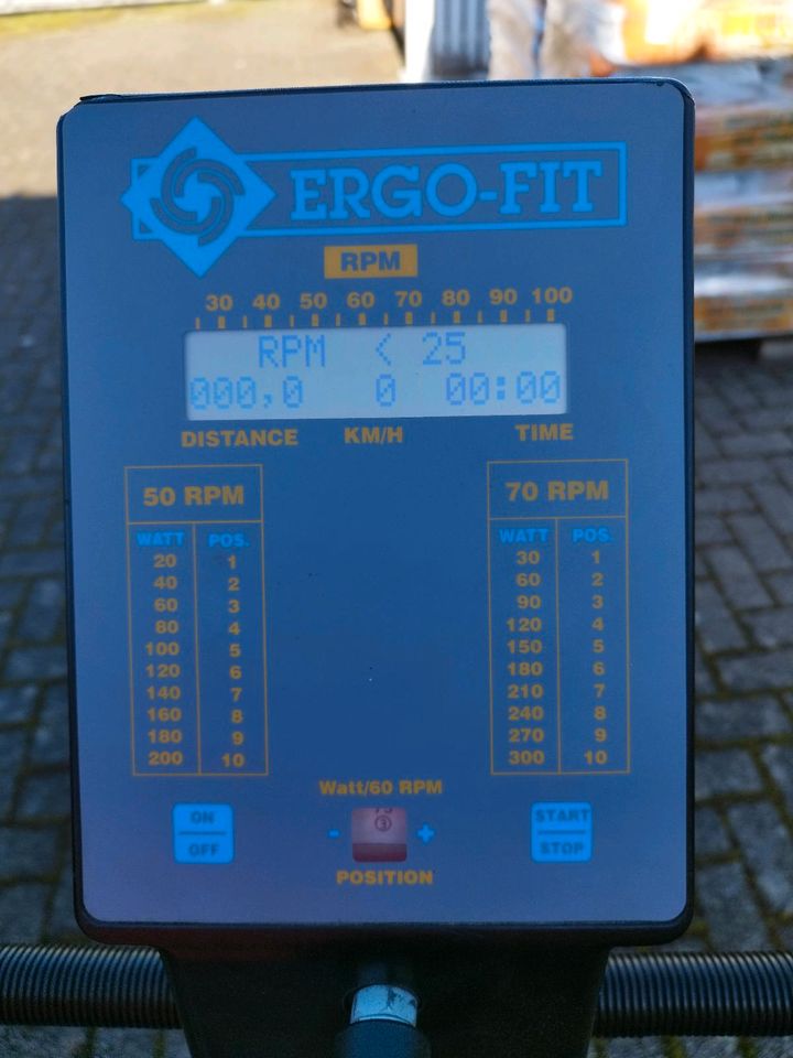 Ergometer Fahrrad ergo fit 200 in Clausen Kreis Pirmasens