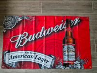 Budweiser Deko Fahne Fan Banner Fan Flagge ca. 90x150 cm Stuttgart - Stuttgart-Süd Vorschau