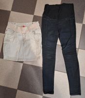 1× Umstandsbikerjeans H&M und 1× Umstandsjeansrock Esprit Gr. 36 Bayern - Erbendorf Vorschau