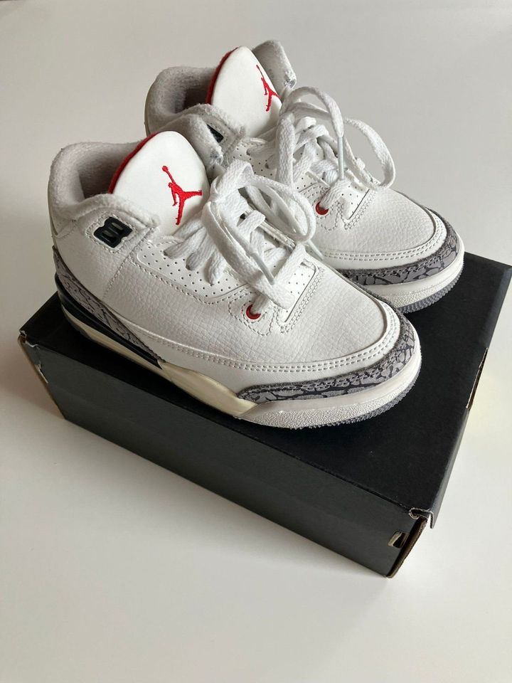 Nike Air Jordan III 3 White Cement EU27.5 NEU mit Karton Force in Hochheim am Main