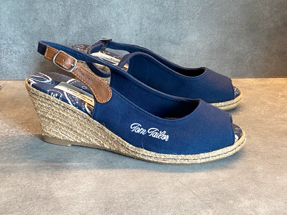 Tom Tailor Espadrilles / Peeptoe Gr 37 neuertig in Lingen (Ems)