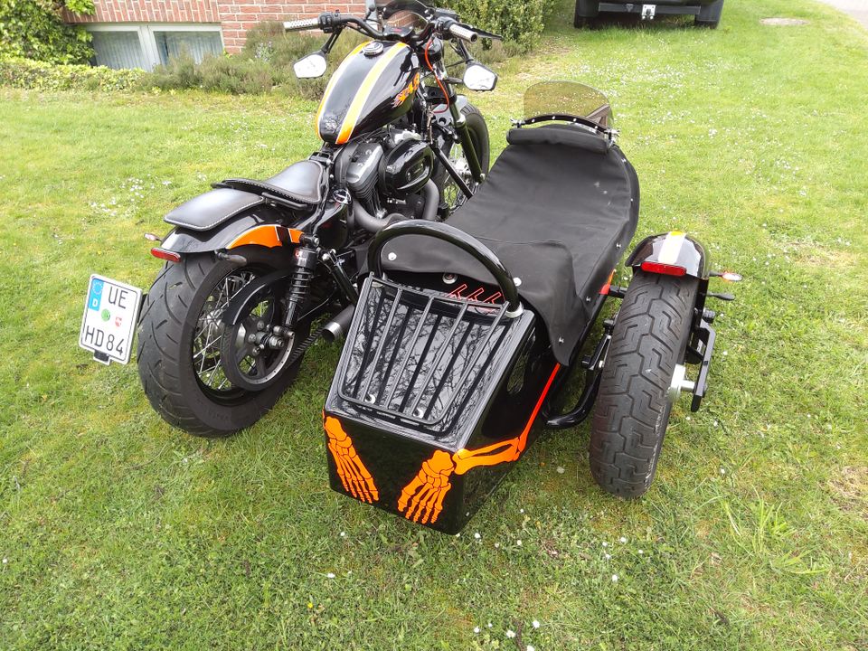 V-Triebwerk Harley Sportster 48 XL1200X Gespann in Bad Bevensen