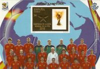 Spanien Block 202 Fußball-WM in Südafrika 2010 - Sport - Pokal Nordrhein-Westfalen - Kamen Vorschau