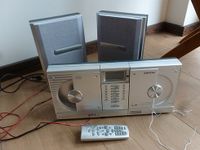 Radio, CD Player mit zwei Boxen silber und Fernbedienung Baden-Württemberg - Öhringen Vorschau