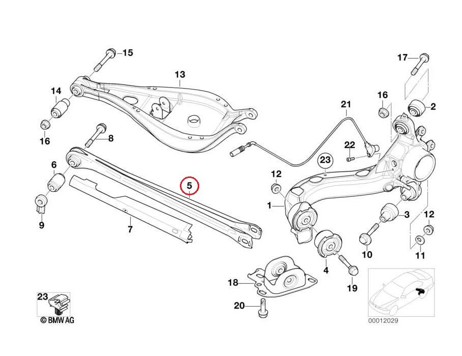 PMC Motorsport Aluminum Querlenker Camber Arms unten BMW E36 E46 in Allensbach