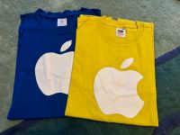 Apple T-Shirt Größe M Blau + Gelb Bayern - Bad Bocklet Vorschau