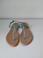 Damen Sandalen Turkis Leder Wandsbek - Hamburg Rahlstedt Vorschau