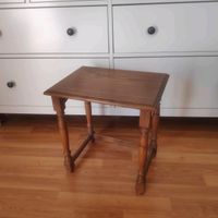 Vintage Beistelltisch Holz braun retro Blumenhocker Nordrhein-Westfalen - Harsewinkel Vorschau