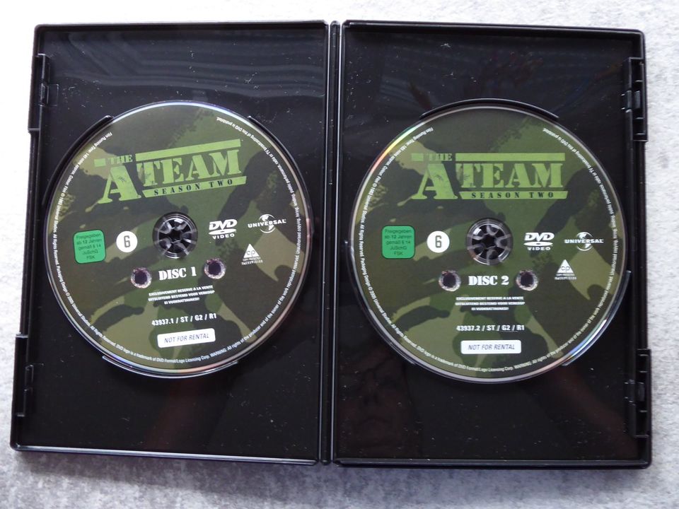 A TEAM Season Two 6 DVDs mit Hardcover VINTAGE in Hainburg