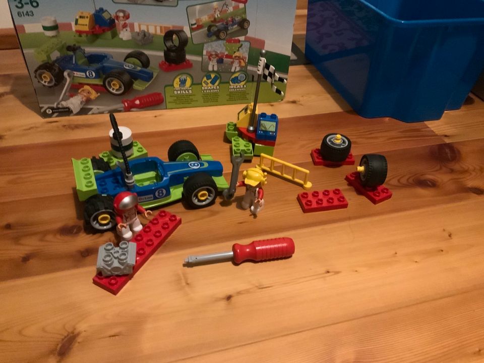 Lego Duplo 6143, Rennwagen mit OVP in Weißenohe