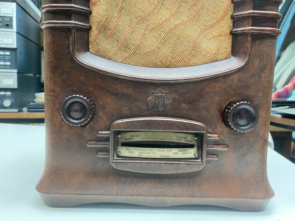 Telefunken 123 WL , sehr altes Röhrenradio ! Volksempfänger in Heek