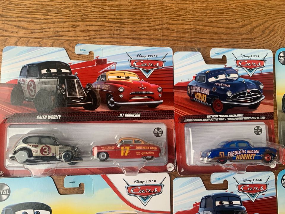 Disney Cars Pixar Hudson Hornet Oldtimer Autos Sammlung Mattel in Centrum