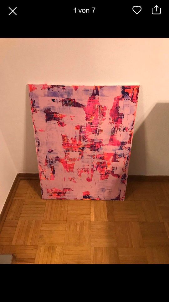 Gemälde Acryl auf Leinwand Kunst abstrakt modern Bild Malerei in Düsseldorf