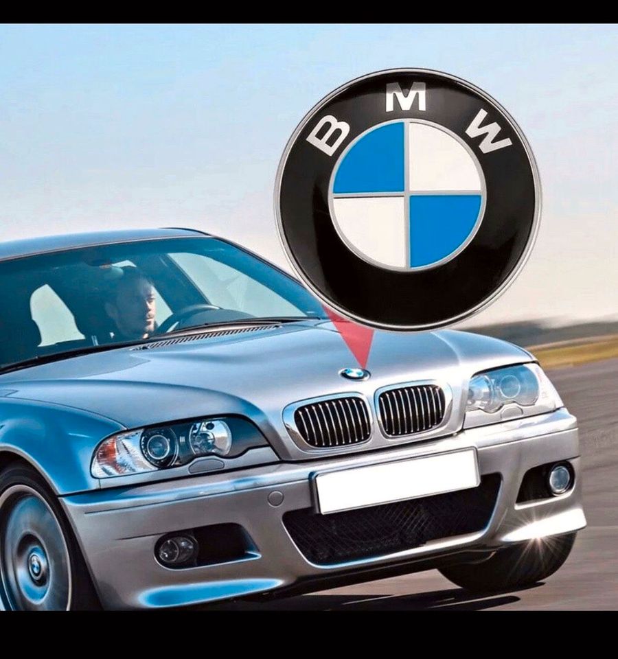 BMW Emblem Motorhaube 82mm / Heckklappe 74 mm in Frankfurt am Main