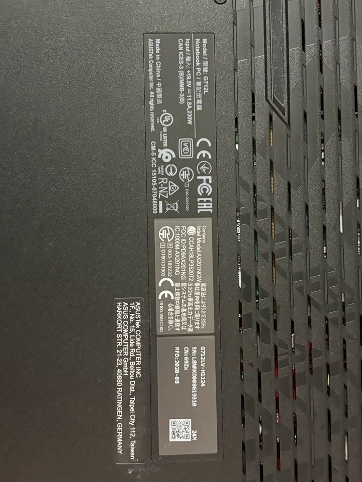 asus rog strix g17 G712_LV Gaiming Laptop Notebook in München