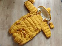 Schneeanzug Baby Winter Overall Gelb warm gefüttert Größe 74 Bayern - Augsburg Vorschau