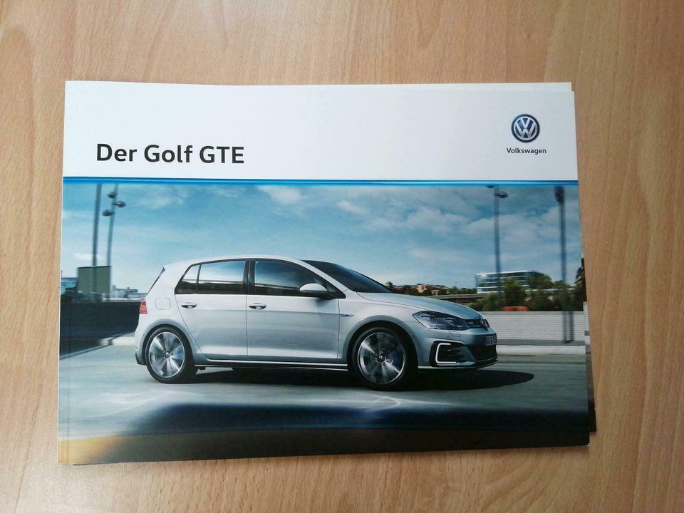VW Prospekt Der Golf GTE in Langweid am Lech