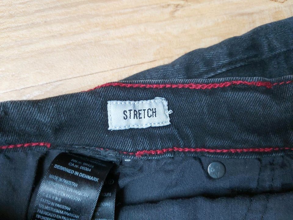 Schwarze Hybrid  Stretch Jeans Slim Fit 38/32 in Bad Rothenfelde