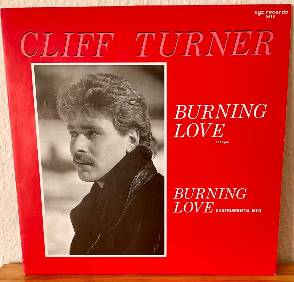 Cliff Turner - Burning Love (12“ Vinyl) 1986 in Dresden