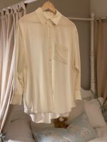 Bluse/Hemdbluse Mango 100% Seide in Beige Oversize Schleswig-Holstein - Schleswig Vorschau