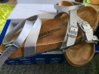 Birkenstock Sandalen Silber 39 neuwertig Rheinland-Pfalz - Mainz Vorschau