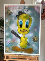 Tweety Acrylbild auf Leinwand 60x80 Nordrhein-Westfalen - Heiligenhaus Vorschau