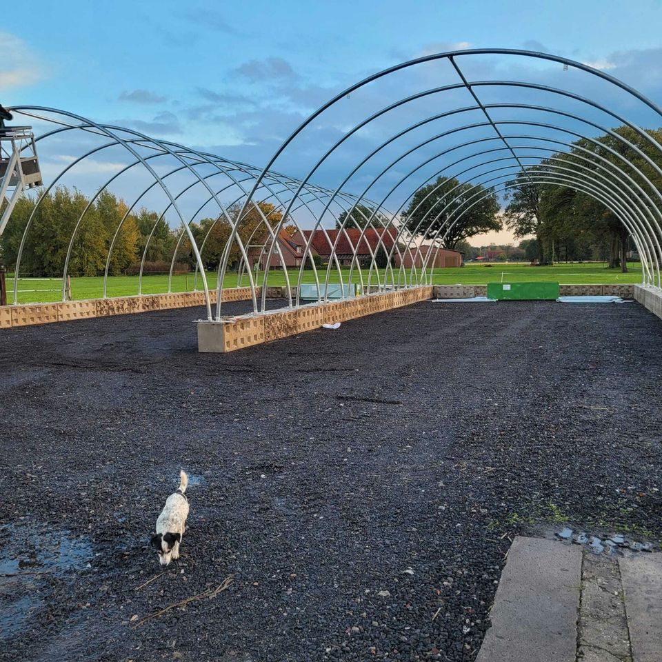 Garagenzelt - Carport Unterstand Stellplatz Überdachung Parkplatz Schutz Dach Halle Lagerplatz Fahrsiloüberdachung Foliendach Folientunnel Leichtbaudach Genehmigungsfrei Wetterfest Schneller Versand in Freising