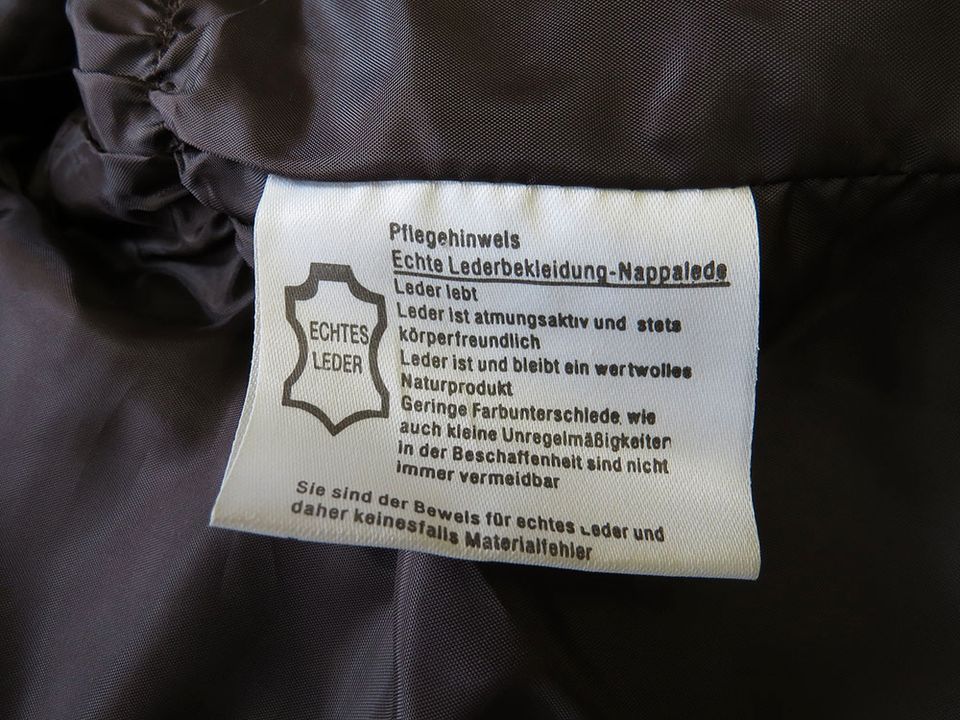 Herren-Jacke (Echtes Leder) in Ziltendorf