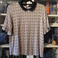 Bluse mit Muster | Primark | beige schwarz | guter Zustand Dresden - Seevorstadt-Ost/Großer Garten Vorschau