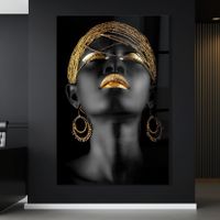 Sinnlich Frau goldenem Make-up Wandbild Acrylglas Poster Leinwand Stuttgart - Stuttgart-Ost Vorschau