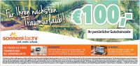 100,- Euro Sonnenklar.TV Reisegutschein (ohne MBW) Bayern - Lichtenfels Vorschau