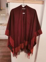 ⛔ NEU Poncho ⛔ Überwurf Schal Lagenlook Rot Esmara EG bis 58/60 Niedersachsen - Achim Vorschau