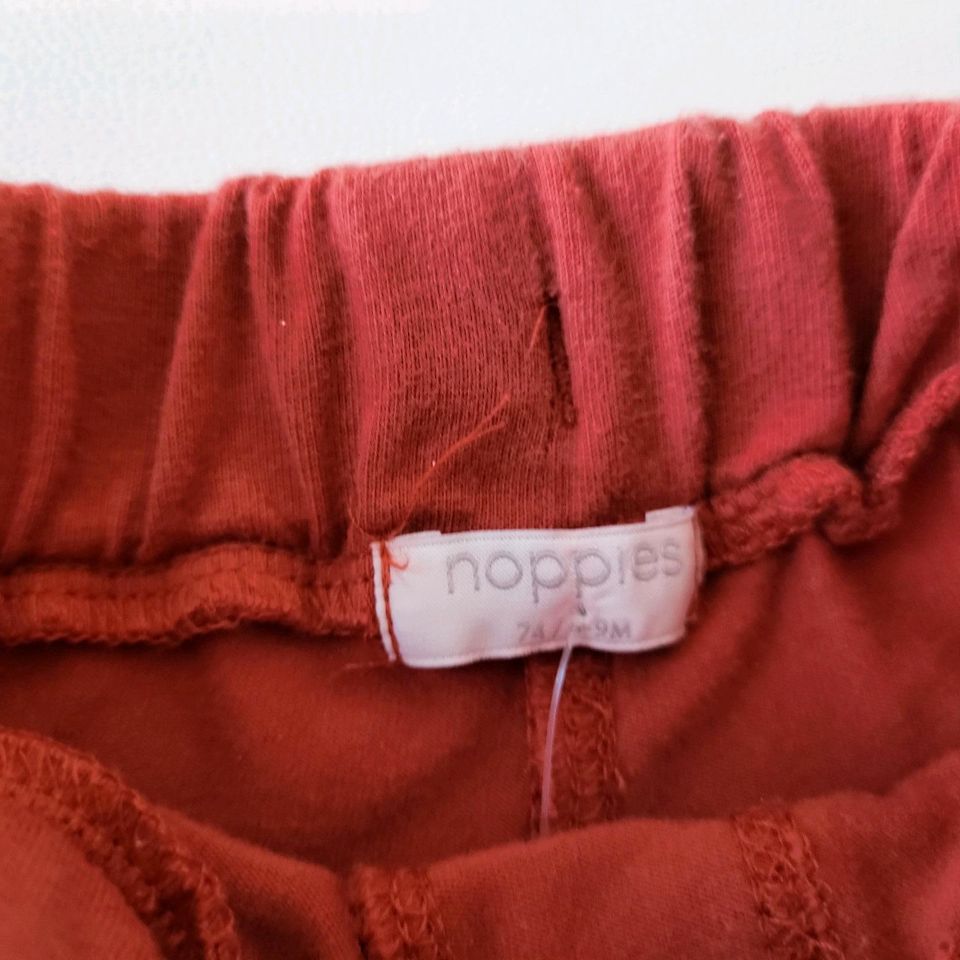 Short/ kurze Hose rot (rostrot) noppies NEU Gr. 74 in Dornstadt