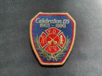 New York Feuerwehr Abzeichen Patch NYFD Firefighters 125 Jahre Schleswig-Holstein - Kiel Vorschau