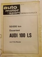 Audi 100 LS Auto Motor Sport Juli 1970 Sonderdruck Düsseldorf - Eller Vorschau