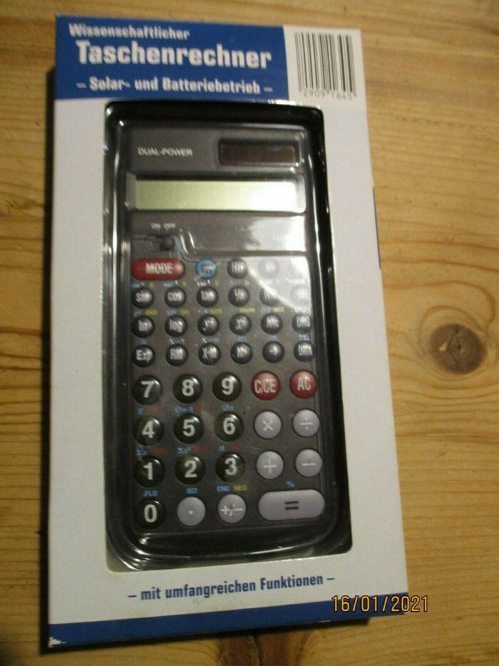 Taschenrechner, Kalkulator in Haunetal