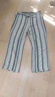 Comma Hose 40 Leinen Sommer beige gestreift Brandenburg - Potsdam Vorschau