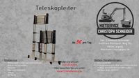 Alu-Teleskopleiter, Teleskopleiter zum Mieten Leipzig - Holzhausen Vorschau